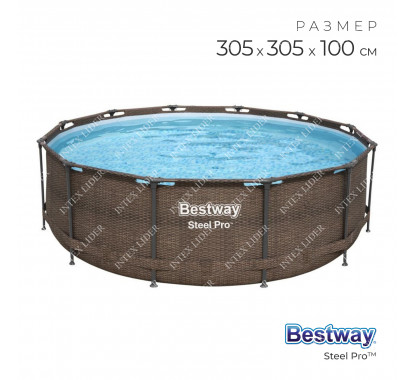 Круглый каркасный бассейн Bestway, 305х100 (5617P)
